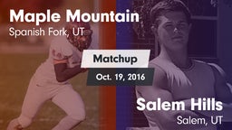 Matchup: Maple Mountain High vs. Salem Hills  2016