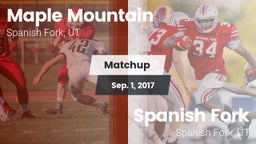 Matchup: Maple Mountain High vs. Spanish Fork  2017
