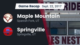 Recap: Maple Mountain  vs. Springville  2017