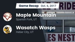 Recap: Maple Mountain  vs. Wasatch Wasps 2017