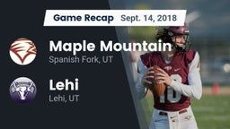 Recap: Maple Mountain  vs. Lehi  2018