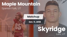 Matchup: Maple Mountain High vs. Skyridge  2018
