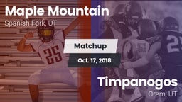Matchup: Maple Mountain High vs. Timpanogos  2018