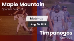 Matchup: Maple Mountain High vs. Timpanogos  2019