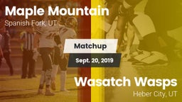 Matchup: Maple Mountain High vs. Wasatch Wasps 2019