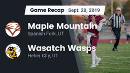 Recap: Maple Mountain  vs. Wasatch Wasps 2019