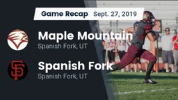 Recap: Maple Mountain  vs. Spanish Fork  2019