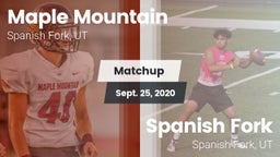 Matchup: Maple Mountain High vs. Spanish Fork  2020
