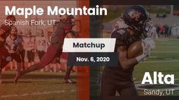Matchup: Maple Mountain High vs. Alta  2020