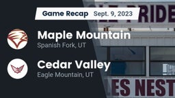 Recap: Maple Mountain  vs. Cedar Valley  2023