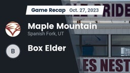 Recap: Maple Mountain  vs. Box Elder  2023