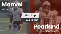 Matchup: Manvel  vs. Pearland  2017