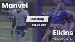 Matchup: Manvel  vs. Elkins  2017