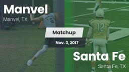 Matchup: Manvel  vs. Santa Fe  2017