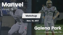 Matchup: Manvel  vs. Galena Park  2017