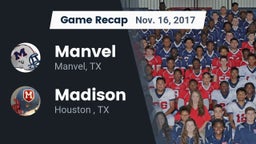 Recap: Manvel  vs. Madison  2017