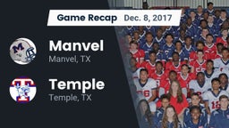 Recap: Manvel  vs. Temple  2017