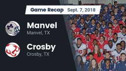 Recap: Manvel  vs. Crosby  2018