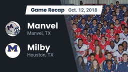 Recap: Manvel  vs. Milby  2018