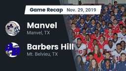 Recap: Manvel  vs. Barbers Hill  2019