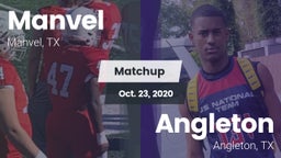 Matchup: Manvel  vs. Angleton  2020