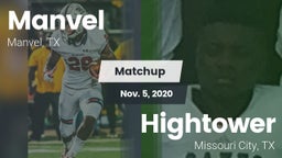 Matchup: Manvel  vs. Hightower  2020