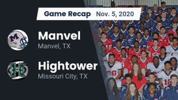 Recap: Manvel  vs. Hightower  2020
