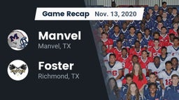Recap: Manvel  vs. Foster  2020