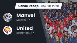 Recap: Manvel  vs. United  2020