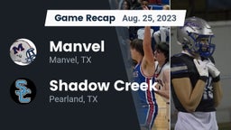 Recap: Manvel  vs. Shadow Creek  2023