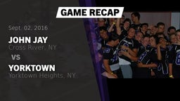 Recap: John Jay  vs. Yorktown  2016