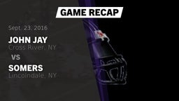 Recap: John Jay  vs. Somers  2016