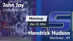 Matchup: Jay  vs. Hendrick Hudson  2016