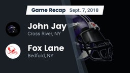 Recap: John Jay  vs. Fox Lane  2018