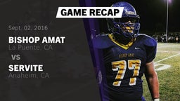 Recap: Bishop Amat  vs. Servite  2016