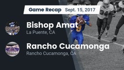 Recap: Bishop Amat  vs. Rancho Cucamonga  2017