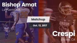 Matchup: Bishop Amat High vs. Crespi  2017