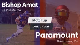 Matchup: Bishop Amat High vs. Paramount  2018