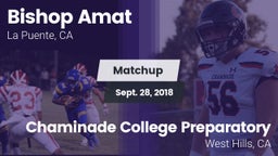 Matchup: Bishop Amat High vs. Chaminade College Preparatory 2018
