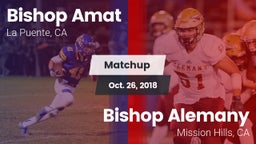 Matchup: Bishop Amat High vs. Bishop Alemany  2018