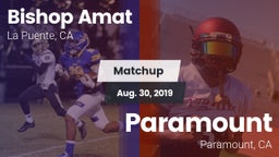 Matchup: Bishop Amat High vs. Paramount  2019