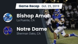 Recap: Bishop Amat  vs. Notre Dame  2019