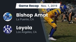 Recap: Bishop Amat  vs. Loyola  2019