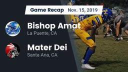 Recap: Bishop Amat  vs. Mater Dei  2019