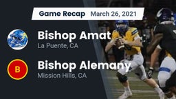 Recap: Bishop Amat  vs. Bishop Alemany  2021