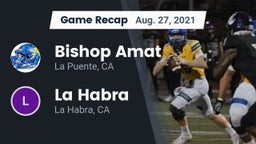 Recap: Bishop Amat  vs. La Habra  2021