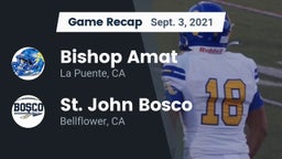 Recap: Bishop Amat  vs. St. John Bosco  2021