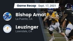 Recap: Bishop Amat  vs. Leuzinger  2021