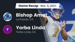 Recap: Bishop Amat  vs. Yorba Linda  2021