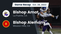 Recap: Bishop Amat  vs. Bishop Alemany  2022